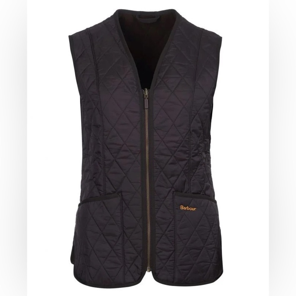 Black Barbour Quilted Vest